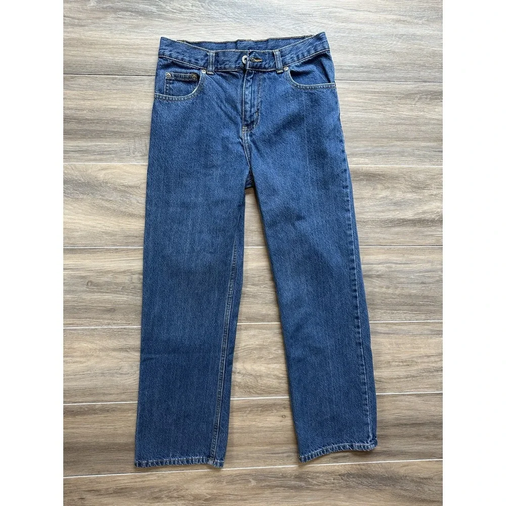 Faded Glory Jeans Boys 16R Blue Medium Wash Straight Denim‎ Pants